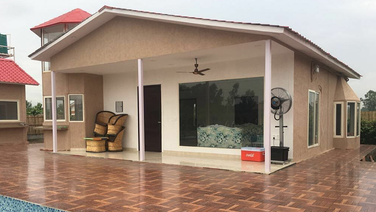Rooftop Prefab Room in Hamirpur