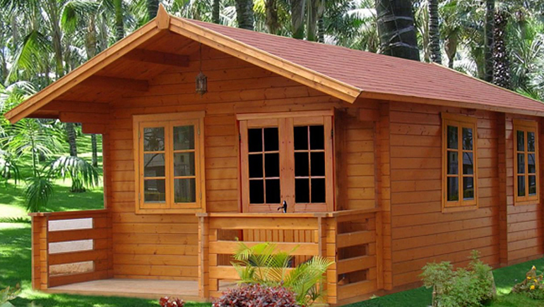 Wooden House in Chandigarh
