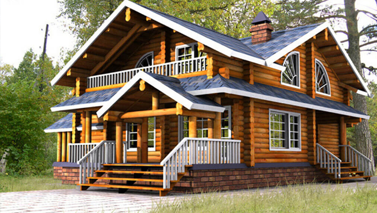 Wooden House in Chandigarh