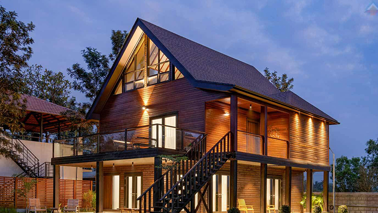 Wooden House in Chandigarh